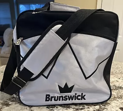 Brunswick Blitz Black/Silver 1 Ball Bowling Bag • $24.99