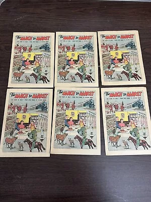 Vintage 1948 The March To Market Comic Book Lot Of 6 General Comics • $16.99