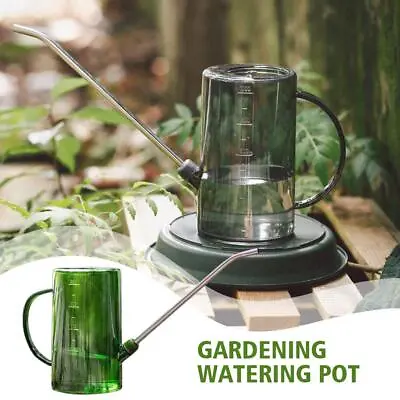 Long Spout Stainless Steel Watering Can For Efficient Gardening • £7.04