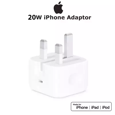 £10.99 • Buy IPhone 11 12 13 14 Pro Max Fast Charger 20W PD Plug Adapter Mini USB C For Iphon