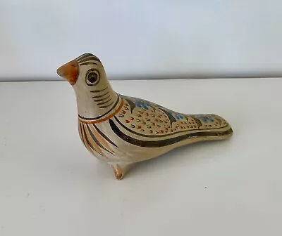 Vintage Mexican Tonala Ceramic Bird Folk Art Bird Hand Painted - Very Good • $9.95