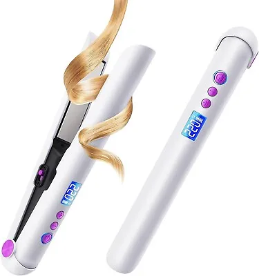 Cordless Hair Straightener 5000mAh Portable Ceramic Flat Iron 7 Levels Adjusta • $19.98