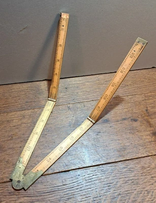 $8.77 • Buy VINTAGE J RABONE No 1179 FOLDING BOXWOOD RULE