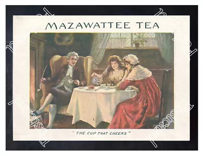 Historic Mazawattee Tea 1890s. Advertising Postcard 3 • $3.86