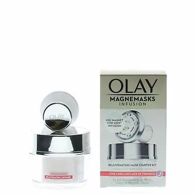 Olay Magnemasks Infusion Rejuvenating Mask Starter Kit 50g+ 1pc Magnetic Infuser • $19.37