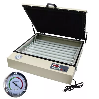 $581.86 • Buy 110V Precise Vacuum Exposure Unit Screen Printing Exposure Kit 19.6 *15.7  New
