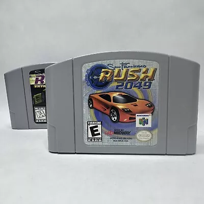 San Francisco Rush Extreme Racing 2049 Lot 2 Games Nintendo N64 Cartridges Only • $39.99