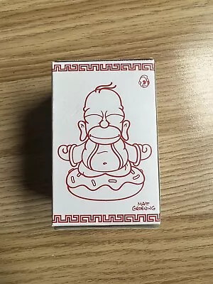 The Simpsons KidRobot Collectible Art Homer Golden Buddha 3 Figure Sealed In Box • £20