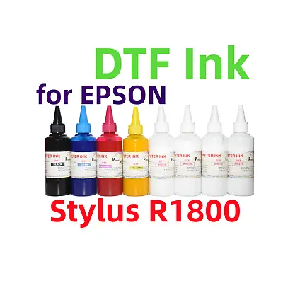 8X100ML Premium DTF Direct To Film Refill Ink For  R800 R1800 Printer • $59.99