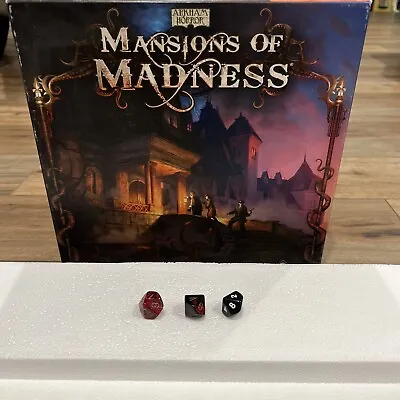 RARE Mansions Of Madness Board Game 1st Edition 2011 Horror - Dice (3 Total) • $14.08