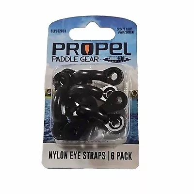 Shoreline Marine Propel Paddle Gear Kayak Nylon Eye Straps 6-Pack W/Hardware • $8.95