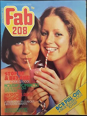 Fab 208 Magazine 23 August 1975 - Bay City Rollers David Cassidy • £12.80