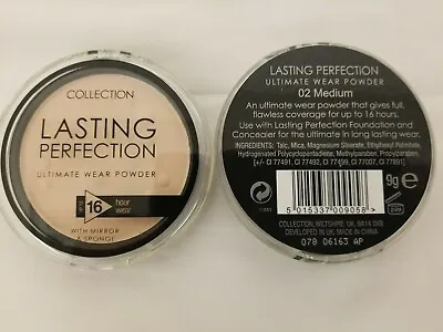 Collection Lasting Perfection Ultimate Wear 16H Powder | Medium 02 | 9g | Fair1  • £10.99