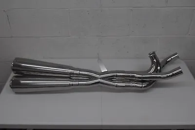 Yamaha Gen2 VMAX VMX17 Exhaust Maxflow Xtreme Thunder 4-2 Slip On (09-20 All) • $1250