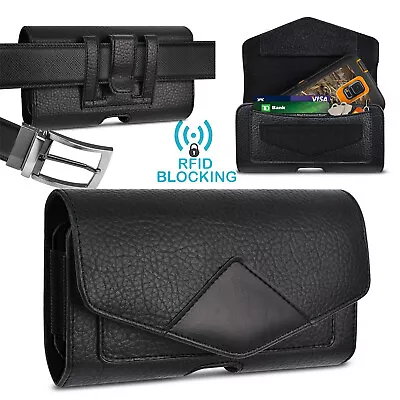 Cell Phone Belt Clip Holster Pouch Wallet Card Holder Case Cover For IPhone • $6.89