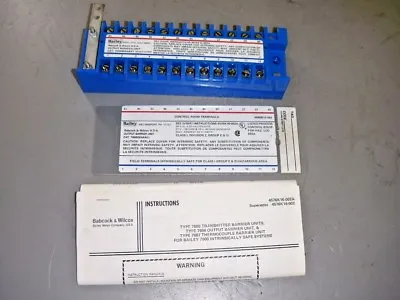 Bailey Babcock Wilcox 7666 Control Room Terminal Output Barrier Unit  • $79.99