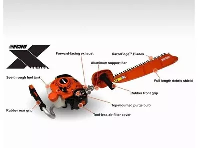 Echo X Series 21.2cc 28  Single Sided Hedge Trimmer  HCS2810 • $527.99