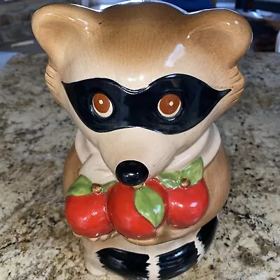 Vintage Poppytrail Metlox Little Bandit Raccoon Cookie Jar • $39