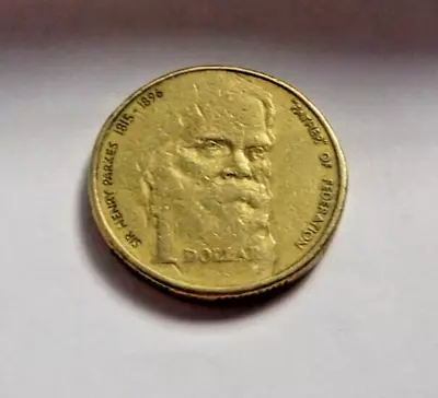 1996 $1 Dollar Australian Coin - Aboriginal Elder - Highly Circulated • $4.50