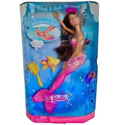 2008 Mattel Splash & Style Mermaid Fantasy Barbie Fashion Doll Movie Ariel Bratz • $79.99