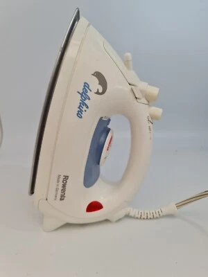 £8 • Buy Retro Delphino Rowenta Self Clean Steam Iron