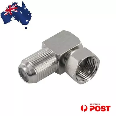 F-Type Male To Female F Connector Right Angle Adaptor • $5.10