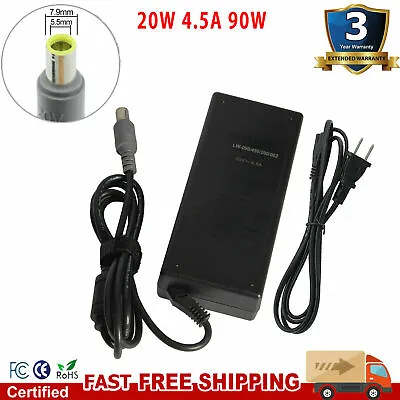 For IBM Lenovo Thinkpad 90W AC Adapter Charger T60 T61 X61 Z60 T400 T400s T500 • $9.99