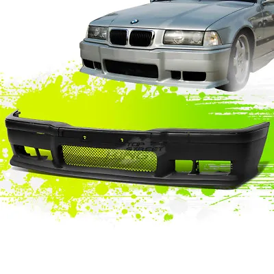 Paintable M3 Style Front Bumper Body Kit+grille Insert For 92-98 E36 3-series • $141.50