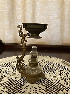 Antique 1800’s Vapo Cresolene Vaporizer Miniature Oil Lamp Vaporizer • $75