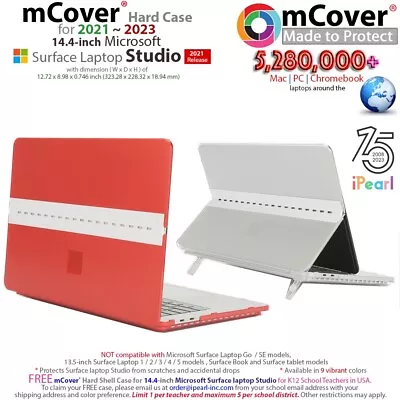 NEW MCover Hard Case For 2021 14.4  Microsoft Surface Laptop Studio Computer • $23.99