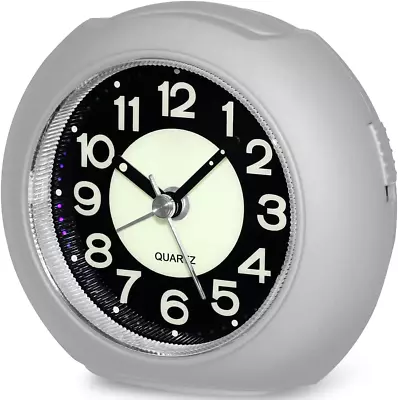 £18.04 • Buy FIOLOM Silent Alarm Clocks Bedside Non Ticking Battery Powered Simple Luminous