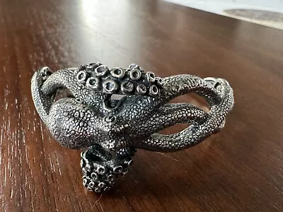 Na Hoku Sterling Silver Kabana Octopus Cuff Bracelet “EXCELLENT CONDITION” • $259