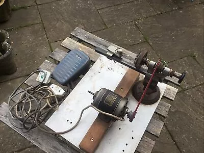 Watchmakers Lathe With Working Motor And Foot Pedal  • £85
