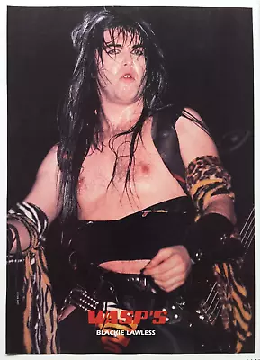 W.a.s.p. Blackie Lawless / White Lion Mike Tramp Magazine Pinup Poster Clipping • $9.95