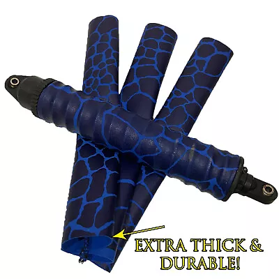 Traxxas XMaxx Shock Dust Covers Wraps - Brand New Color! Blue Leopard - X-MAXX • $12.99