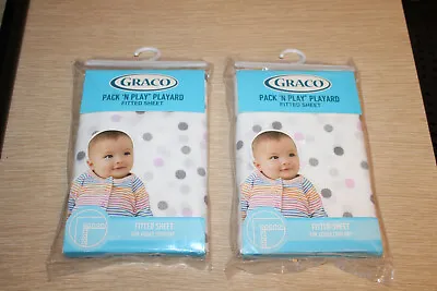 GRACO Pack ‘N Play Playard Fitted Sheet [Camila-Winsome Orchid] 003 SET BUNDLE 2 • $17.91