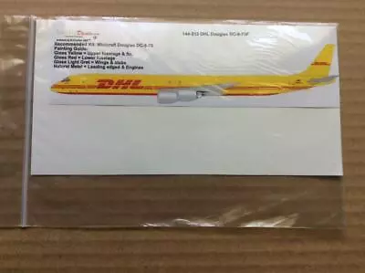 TwoSix Decals Douglas DC-8 Super 71 DHL Scale 1/144 • $27.50