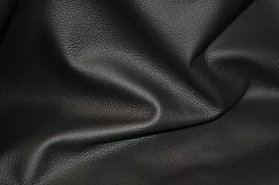 $110 • Buy Black Leather Hide Upholstery Whole Full Cow Hide 40 Square Feet Stunning