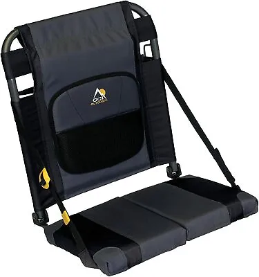$64.96 • Buy Black Canoe Boat Chair Kayak Seat Backrest Support Fold Cushion Pad Accessories