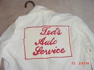 Ted's Auto Service Men's Vintage Mechanic Coveralls Reg/med • $39.95