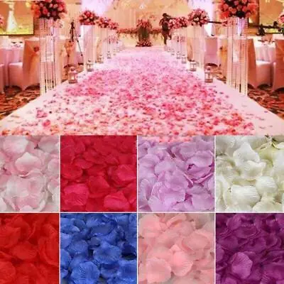 Valentines Silk Rose Petals Flower Table Decorations Confetti Engagement Party • £2.99