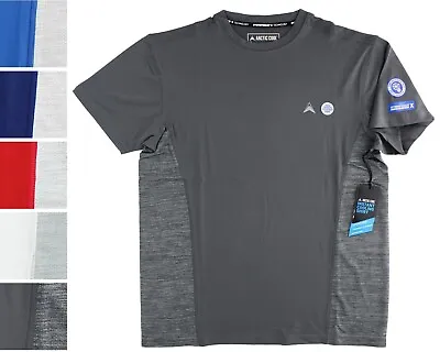 Arctic Cool Men's T-Shirt Crew Neck Short Sleeve Instant Cooling Mesh Sides • $12.99