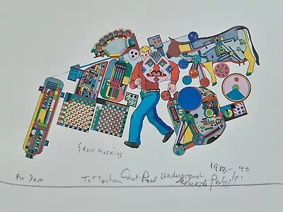 Eduardo Paolozzi. Signed.  Tottenham Court Road Underground Mosiacs . 1983-95 • £500