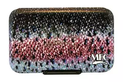 Montana Fly Company Poly Fly Box Sundell's Rainbow Trout Skin With Slit Foam • $26