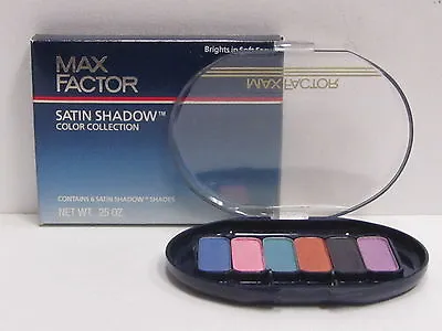 Max Factor 6 Satin Shadow Shades Color Collection Brights In Soft Focus • $9.99