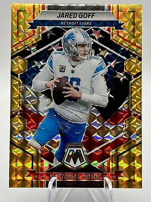 2023 Mosaic Reactive Yellow Jared Goff National Pride Lions #258 Detroit • $3.99