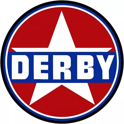 Derby Oil Company Gasoline NEW Metal Sign: 14  Dia. Steel Round Style • $54.88