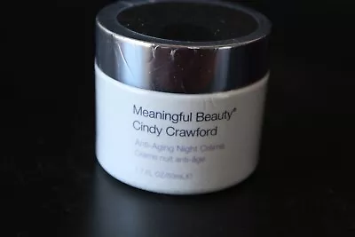 Meaningful Beauty Anti-Aging Night Creme Cindy Crawford 1.7 Oz ~Sealed • $30