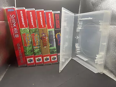 $4.99 • Buy Universal Video Game Case Box Disc Cartridge Cart N64, SNES, Sega Genesis
