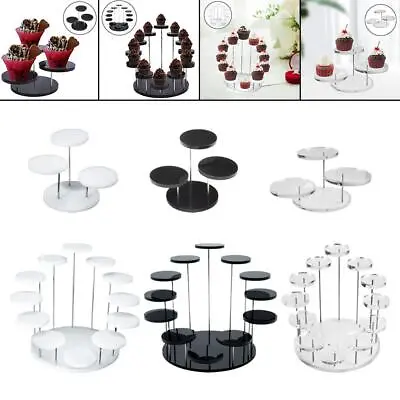 Stepped Cake Stand Cupcake Stand Reusable For Desktop Birthday Party Decor • £6.48